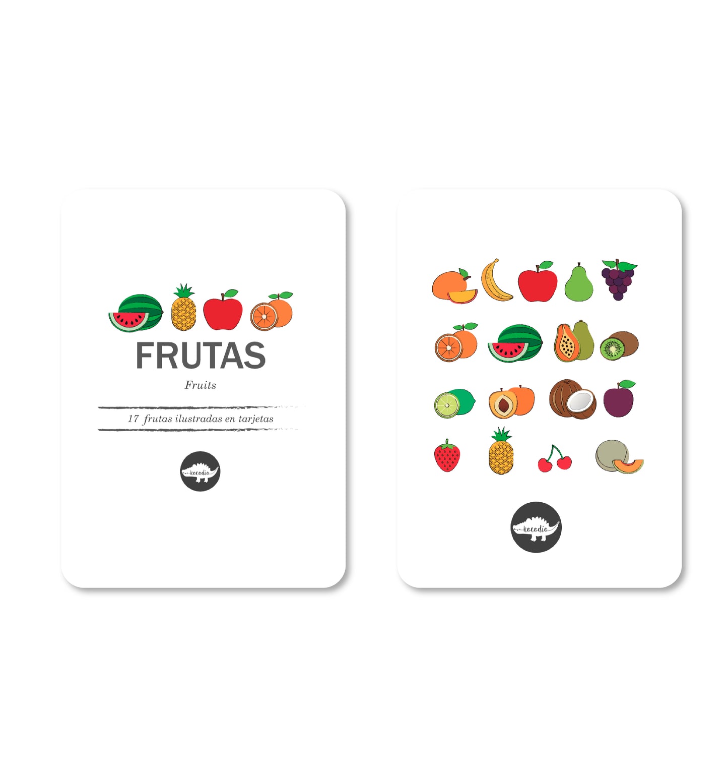 Flash Cards frutas