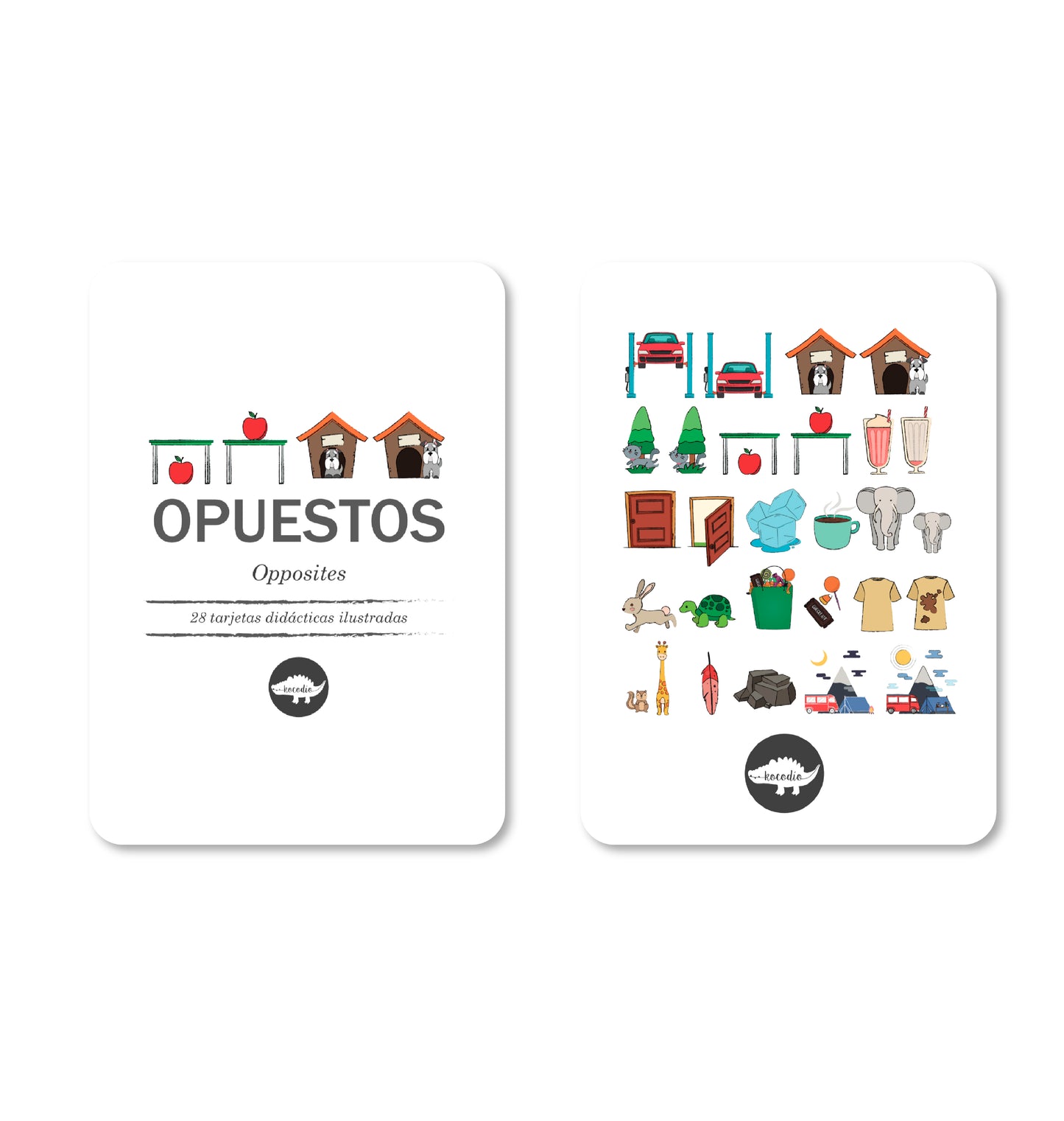 Flash Cards opuestos