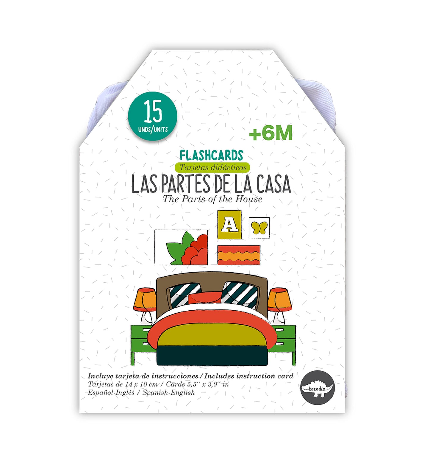 Flash cards - Partes de la casa