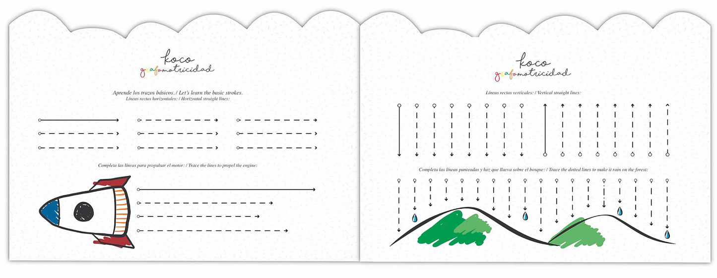 Grafomotricidad - Libro borrable