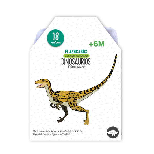 Flash cards- dinosaurios